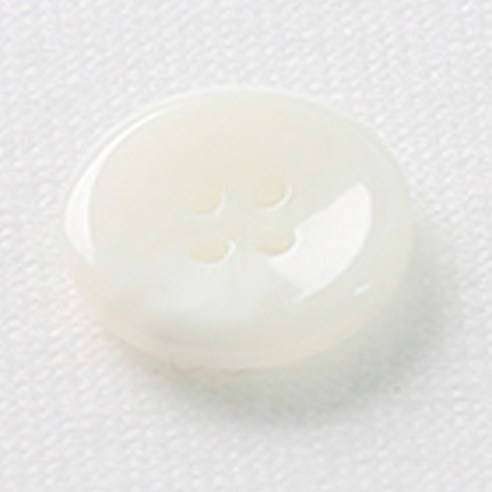 HR빅버튼 천사테 단추 18mm, 화이트, 4개입