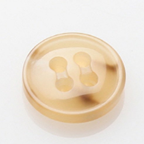HR빅버튼 란찌 단추 15mm, 진베이지, 4개입