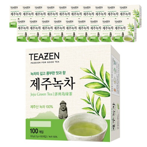 티젠 제주녹차, 1.2g, 2000개입