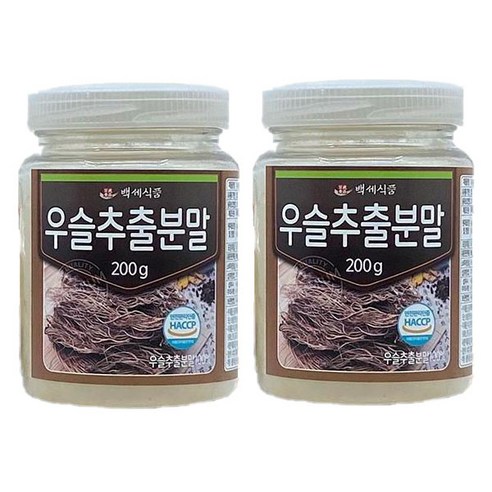 백세식품 우슬추출분말, 2개, 200g