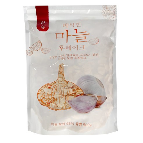 마늘 튀김 슬라이스, 500g, 1개