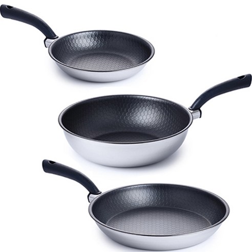 알텐바흐 인덕션 헥사 통5중 프라이팬 세트 3개, 혼합색상, 프라이팬 22cm + 프라이팬 28cm + 궁중팬 28cm, 1개