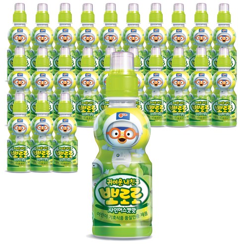 팔도 귀여운 내친구 뽀로로, 235ml, 24개