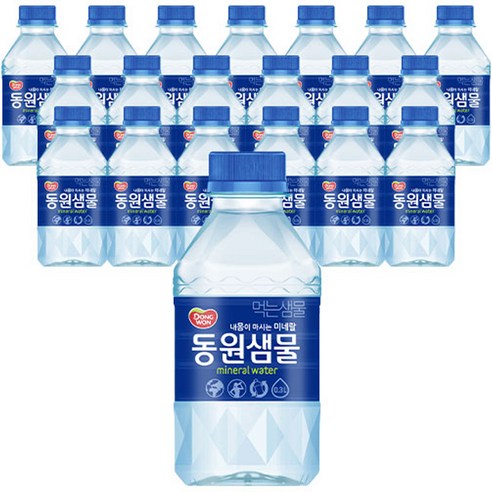 동원샘물 생수, 300ml, 20개
