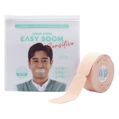 이지숨 센서티브 민감한 피부를위한 입막음 테이프 60p, 1개