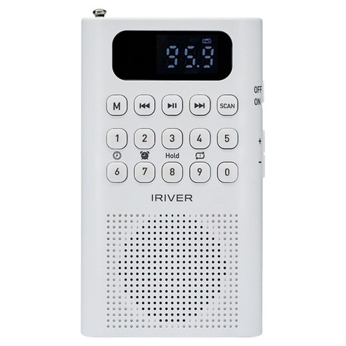 아이리버 휴대용 라디오 스피커, IRS-C808, 화이트
