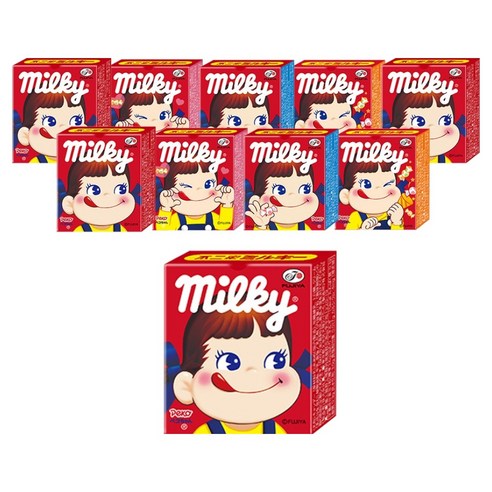 후지야 밀키 캔디 7p