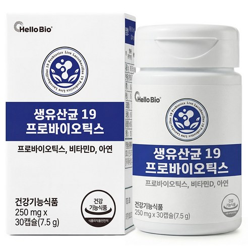 헬로바이오 생유산균 19 프로바이오틱스 7.5g