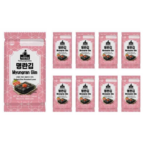 박향희김 명란김, 5g, 9개