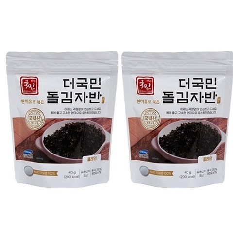 더국민 현미유 돌김자반