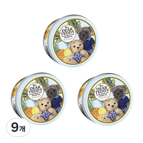 VFOODS 디어테디 플라워비스킷 파인애플잼