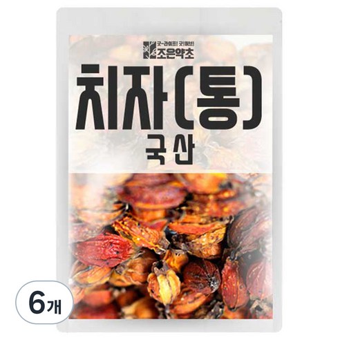 조은 약초 치자 원형, 200g, 6개
