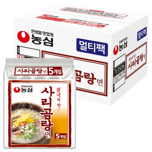 농심 사리곰탕면 110g