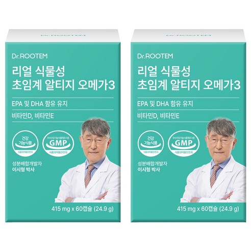 닥터루템 리얼 식물성 알티지 오메가3 1박스 30g
