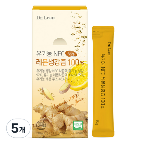 닥터린 유기농 NFC 레몬생강즙 100%