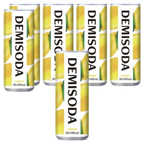 데미소다 레몬, 250ml, 6개