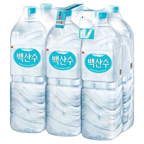 백산수, 2L, 6개