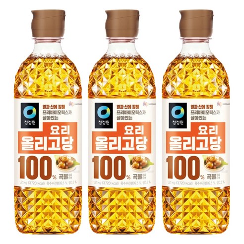 청정원 요리올리고당, 1.2kg, 3개