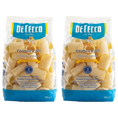 데체코 파케리 파스타, 500g, 2개
