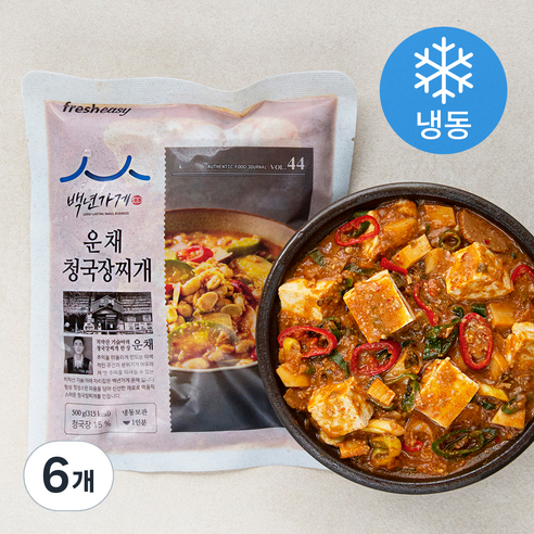 [로켓프레시] 프레시지 백년가게 운채 청국장찌개 (냉동)