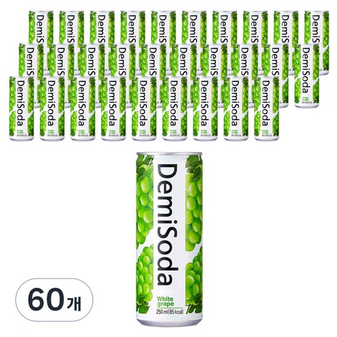 데미소다 청포도, 250ml, 60개