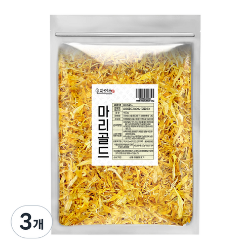 자연초 마리골드 꽃잎차, 400g, 1개입, 3개