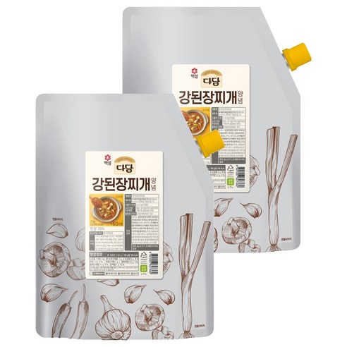 다담 강된장찌개 양념, 2kg, 2개