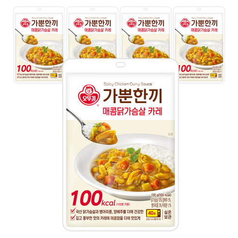 가뿐한끼 매콤닭가슴살 카레 130G