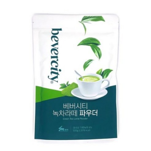 세미 녹차라떼 파우더