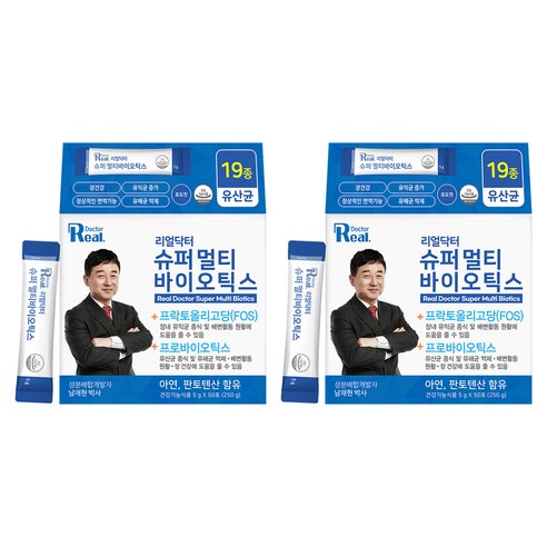 리얼닥터 슈퍼 멀티 바이오틱스 50p, 250g, 2개