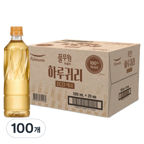 풀무원샘물 하루귀리 곡물차 무라벨