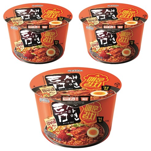 틈새라면 매운김치 컵 105g