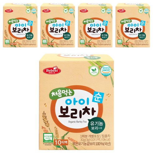 베베스트 처음 먹는 아이 보리차, 30g, 5개