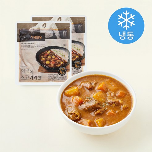[로켓프레시] 쵸이닷 직원식당 일본식 소고기카레 (냉동)
