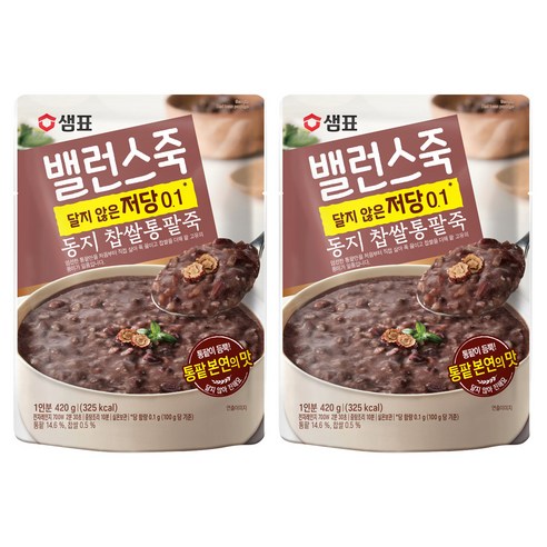 샘표 밸런스죽 동지 찹쌀통팥죽