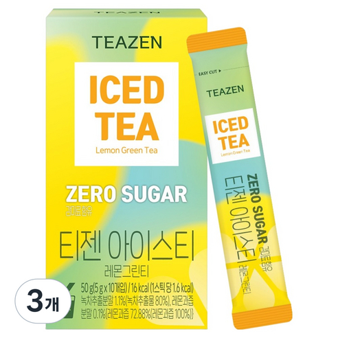 티젠 제로슈가 아이스티 레몬그린티