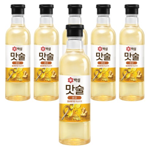 백설 맛술 생강, 500ml, 6개
