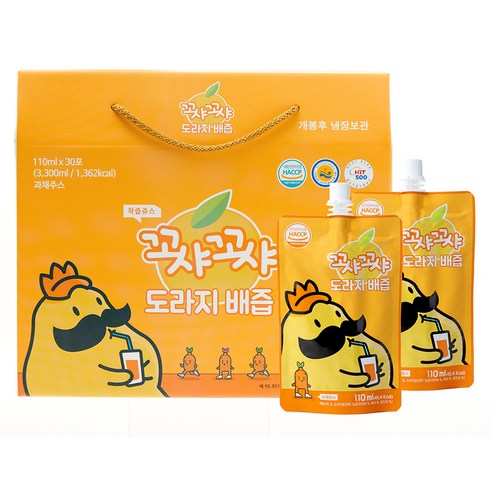 꼬샤꼬샤 도라지 배즙 스파우트형