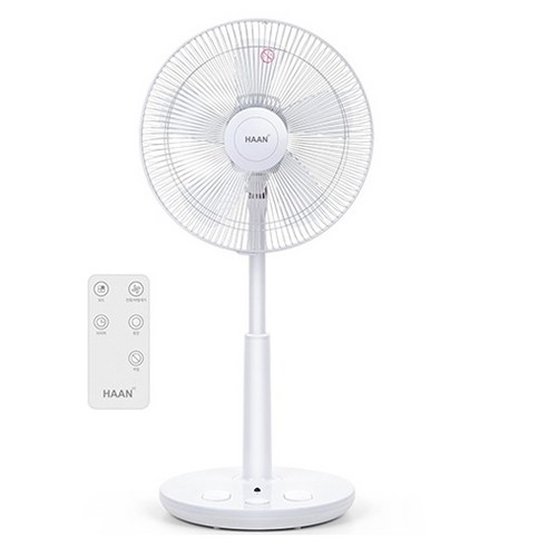 한경희생활과학 초미세풍 발터치 리모컨 스탠드 선풍기 HAAN-HDC230
