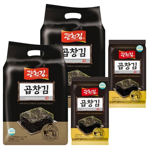 광천김 곱창도시락김