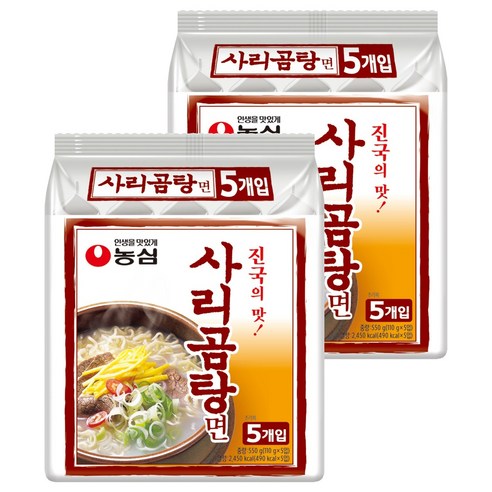 농심 사리곰탕면 110g