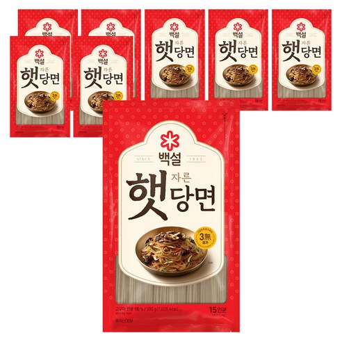 백설 햇당면, 300g, 8개