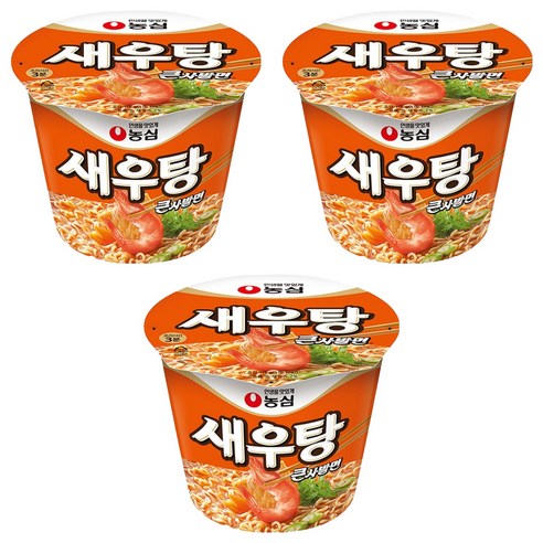 농심 새우탕 큰사발면 115g