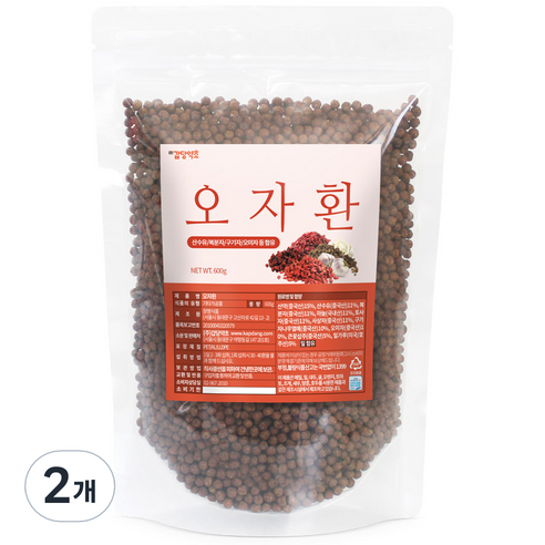 갑당약초 오자환, 2개, 600g