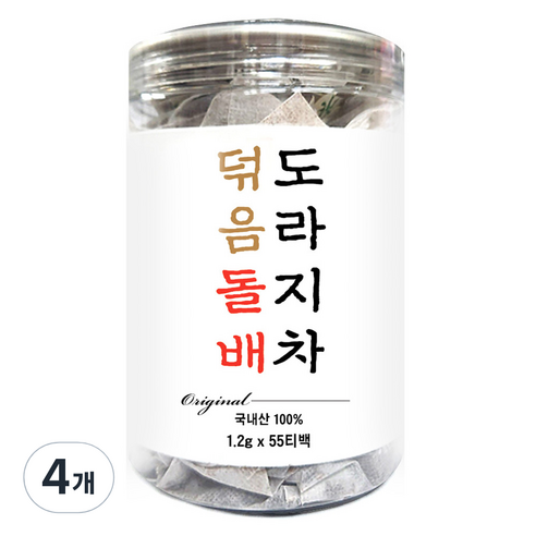 산해랑 덖음 돌배 도라지차, 4개, 55개입, 1.2g