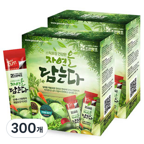 굿허브 조은약초 자연을 담는다 스틱형 칡환, 300개, 3g