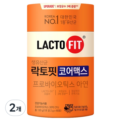 락토핏 생유산균 코어맥스 60p