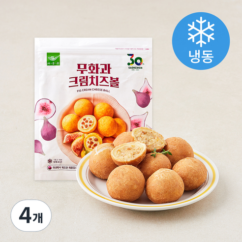 [로켓프레시] 사옹원 무화과 크림 치즈볼 (냉동)