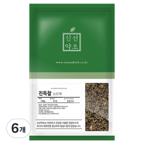 신선약초 진득찰, 100g, 6개