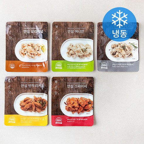 [로켓프레시] 바르닭 안심 100g x 5종 세트 (냉동), 1세트